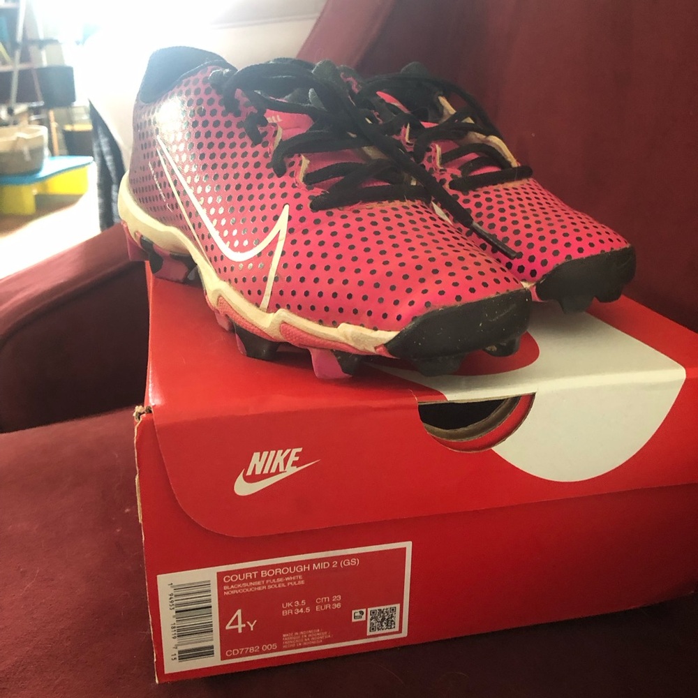 Nike Kids Shoes - Pink and Black